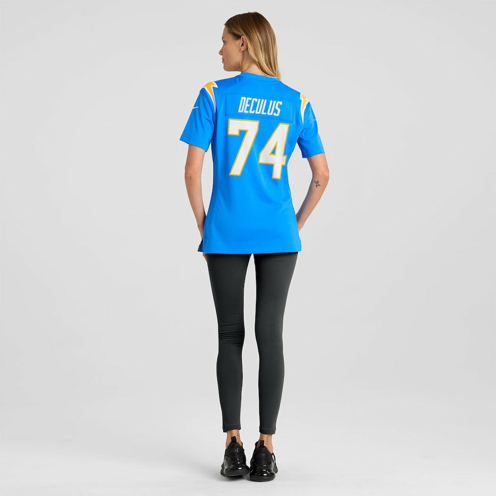 Austin Deculus Los Angeles Chargers Women's Team Game Jersey Powder Blue - Nike