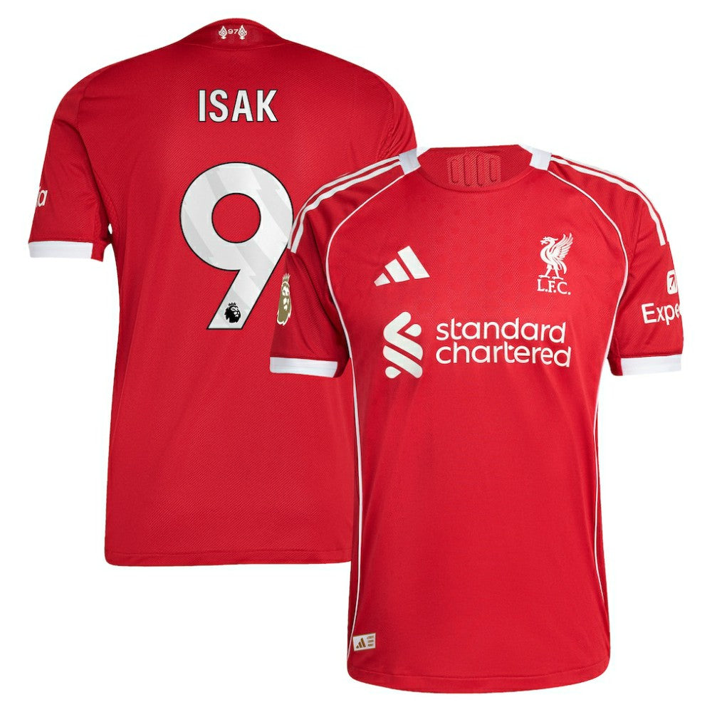 Adidas Alexander Isak Liverpool 2025/26 Home Player Jerseys - Red