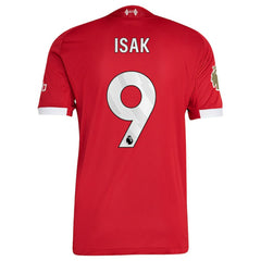 Adidas Alexander Isak Liverpool 2025/26 Home Player Jerseys - Red