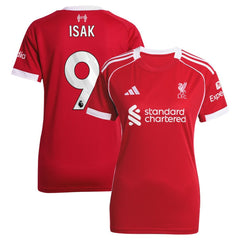 Adidas Alexander Isak Liverpool Women's 2025/26 Home Replica Player Jerseys - Red