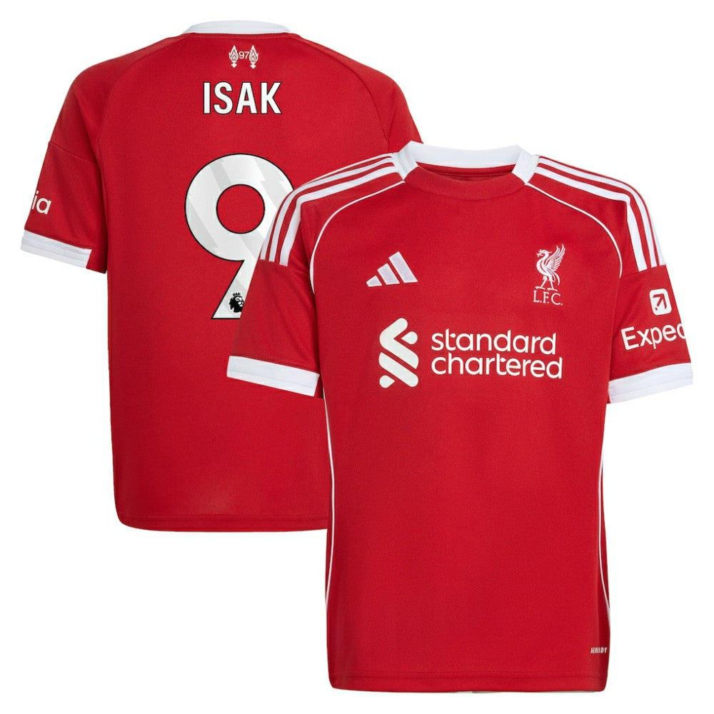 Adidas Alexander Isak Liverpool Youth 2025/26 Home Replica Player Jerseys - Red