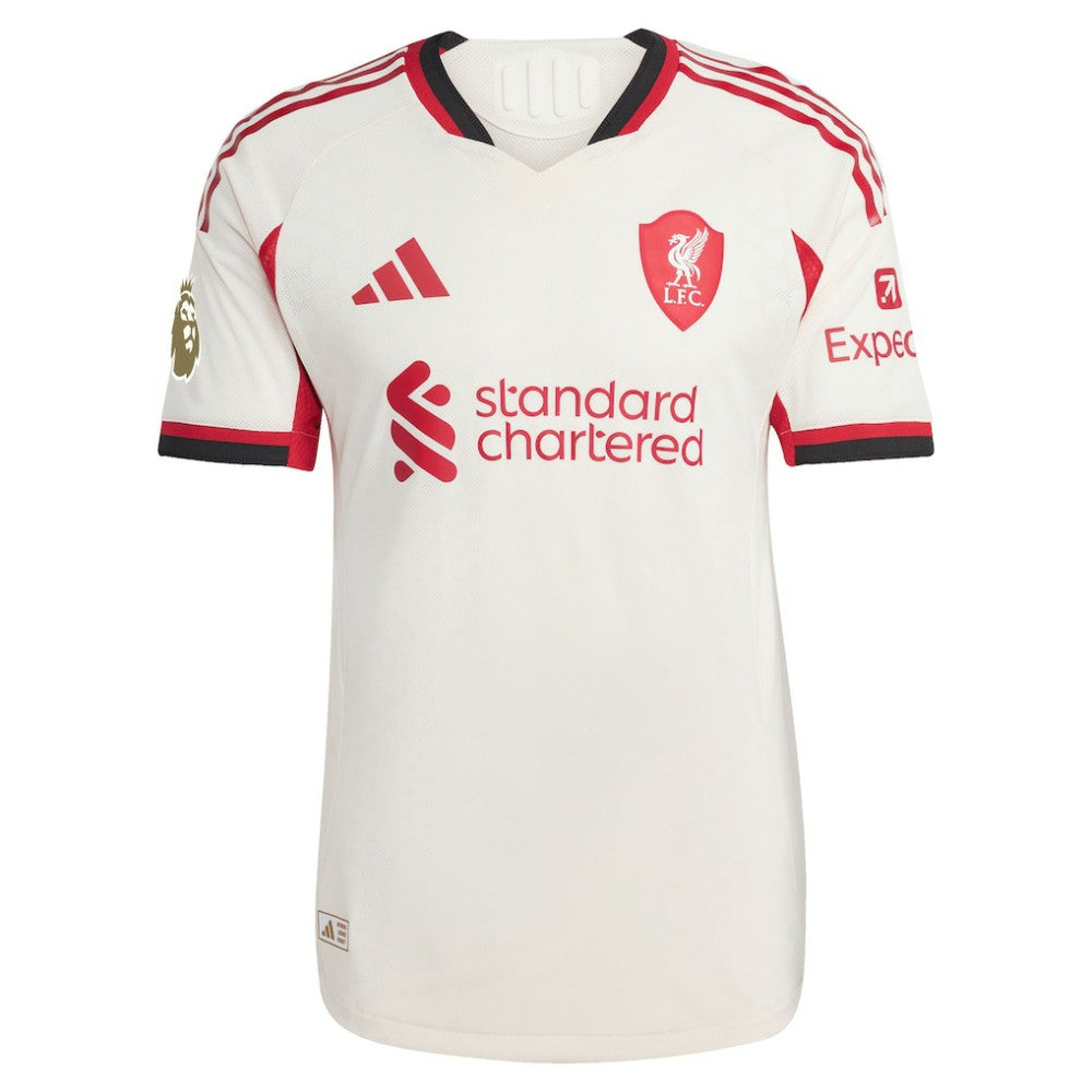 Adidas Alexander Isak Liverpool 2025/26 Away Player Jerseys - White
