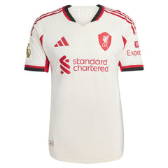 Adidas Alexander Isak Liverpool 2025/26 Away Player Jerseys - White