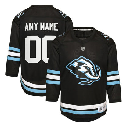 Utah Mammoth Youth Home Replica Custom Jersey - Black | NHL Jerseys