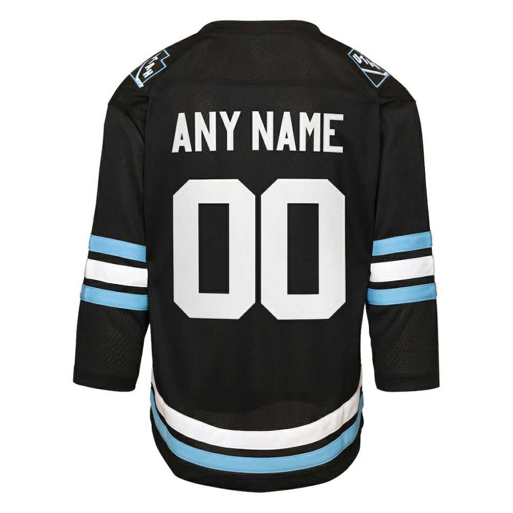 Utah Mammoth Youth Home Replica Custom Jersey - Black | NHL Jerseys