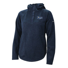 Tampa Bay Rays Columbia Women's Half-Snap Pullover Hoodie Lifestyle
