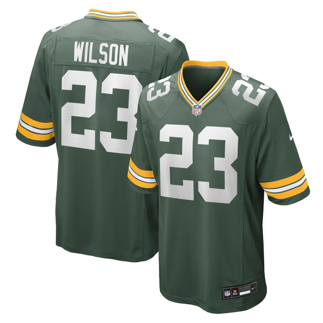 Emanuel Wilson Green Bay Packers Team Game Jersey Green - Nike