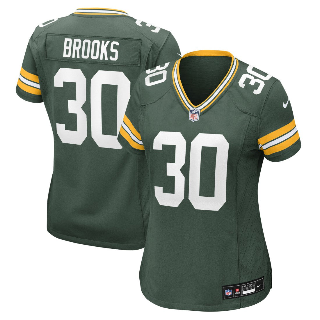 Chris Brooks Green Bay Packers Women's Team Game Jersey Green - Nike