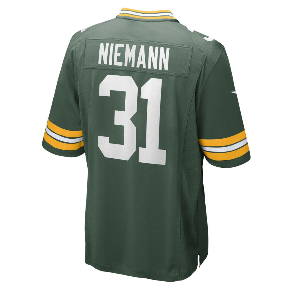 Nick Niemann Green Bay Packers Team Game Jersey Green - Nike