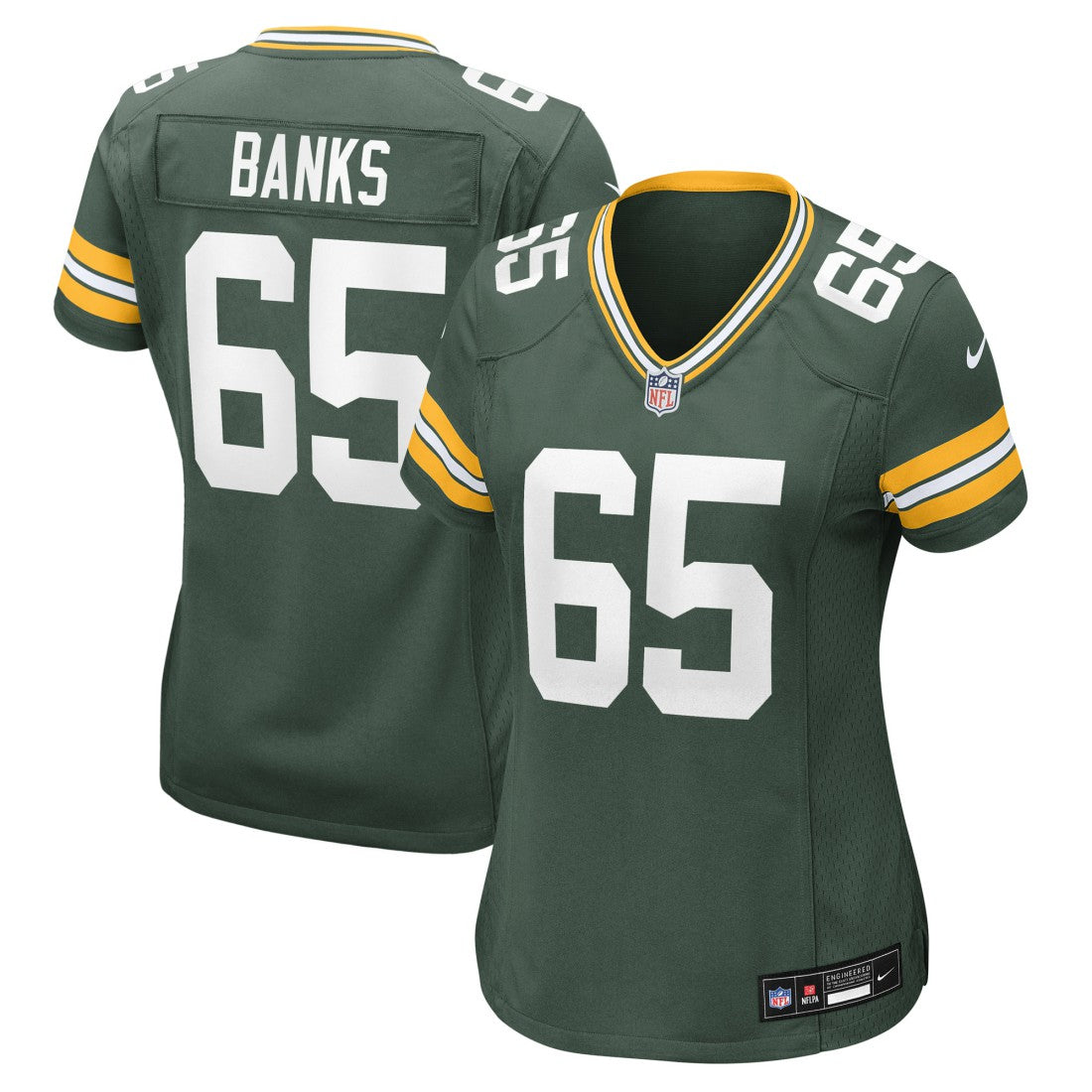 Aaron Banks Green Bay Packers Women's Team Game Jersey Green - Nike