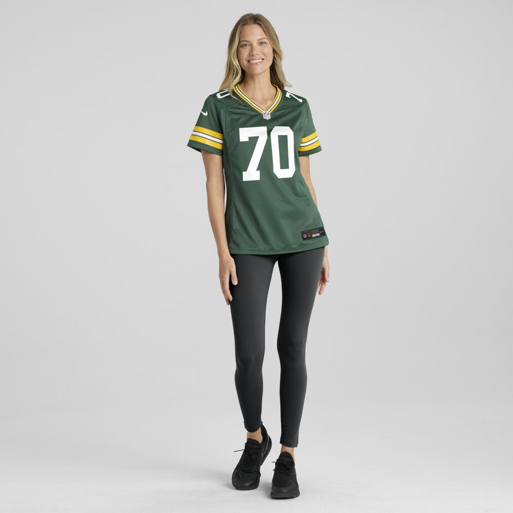 Darian Kinnard Green Bay Packers Women's Team Game Jersey Green - Nike
