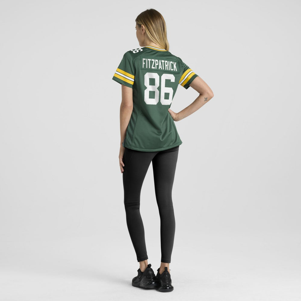 John FitzPatrick Green Bay Packers Women's Team Game Jersey Green - Nike