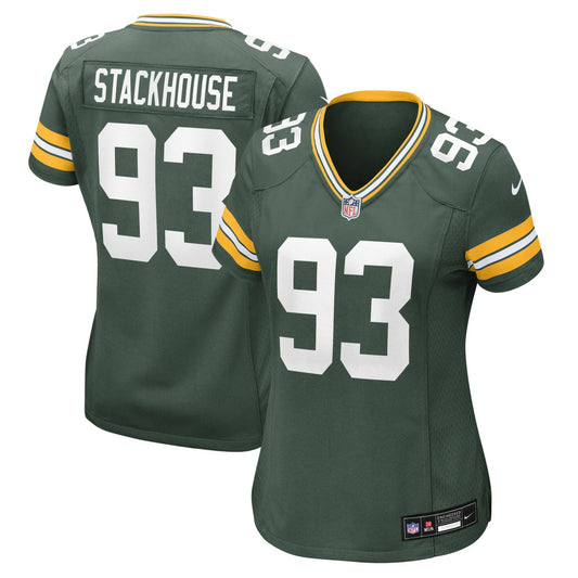 Nazir Stackhouse Green Bay Packers Women's Team Game Jersey - Green | NFL Jerseys