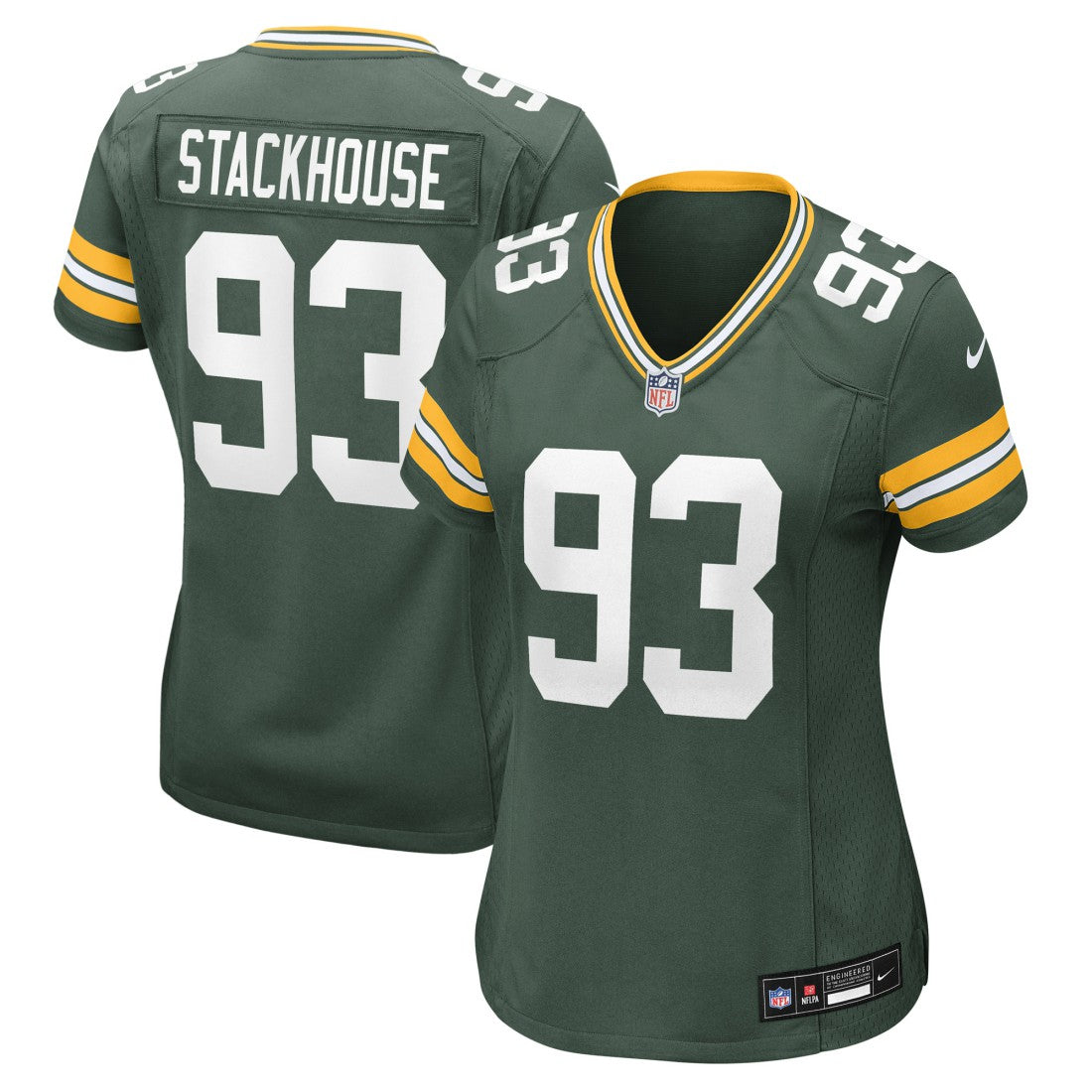 Nazir Stackhouse Green Bay Packers Women's Team Game Jersey Green - Nike