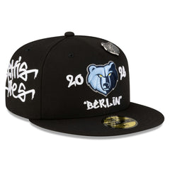New Era - Memphis Grizzlies 2026 NBA Global Games Berlin 59FIFTY Fitted Hat - Black