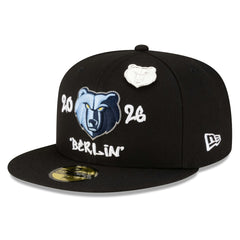 New Era - Memphis Grizzlies 2026 NBA Global Games Berlin 59FIFTY Fitted Hat - Black