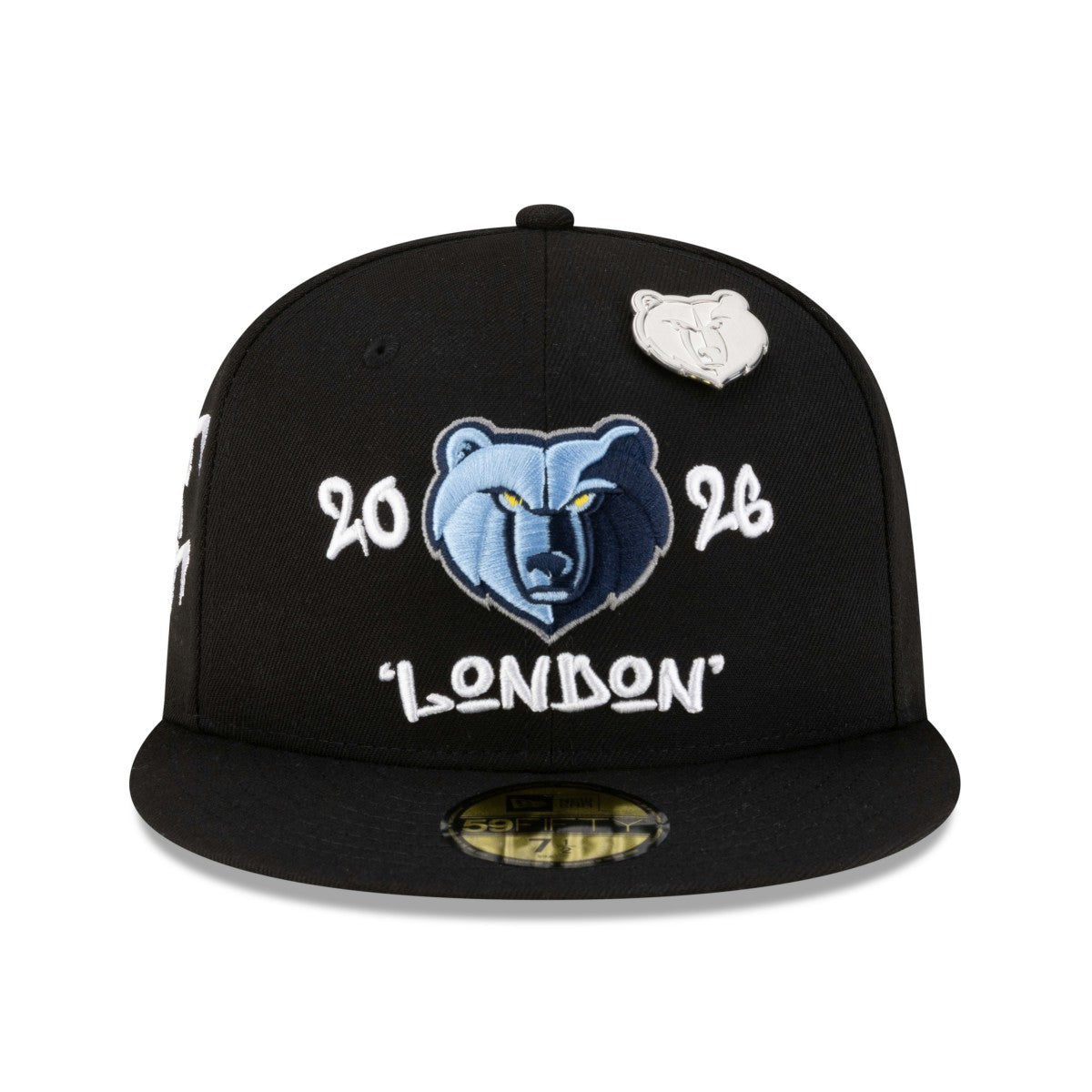New Era - Memphis Grizzlies 2026 NBA Global Games London 59FIFTY Fitted Hat - Black