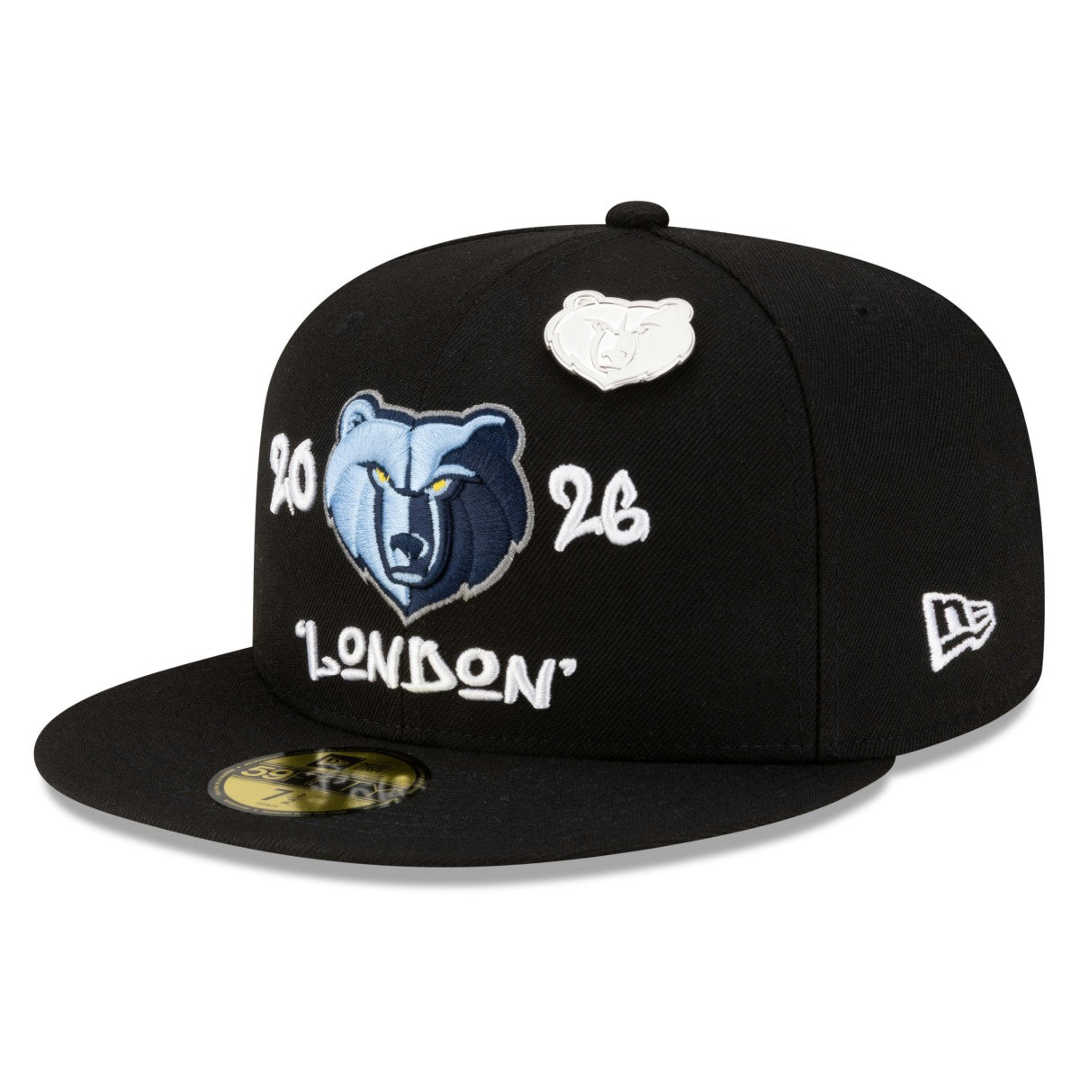 New Era - Memphis Grizzlies 2026 NBA Global Games London 59FIFTY Fitted Hat - Black