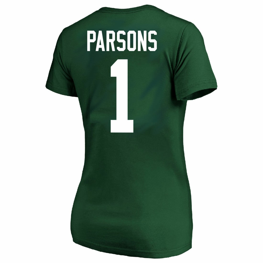 Micah Parsons Green Bay Packers Women's Plus Size Name & Number V-Neck T-Shirt Green - Fanatics