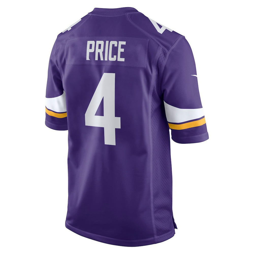 Myles Price Minnesota Vikings Team Game Jersey Purple - Nike