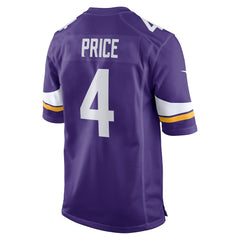 Myles Price Minnesota Vikings Team Game Jersey Purple - Nike