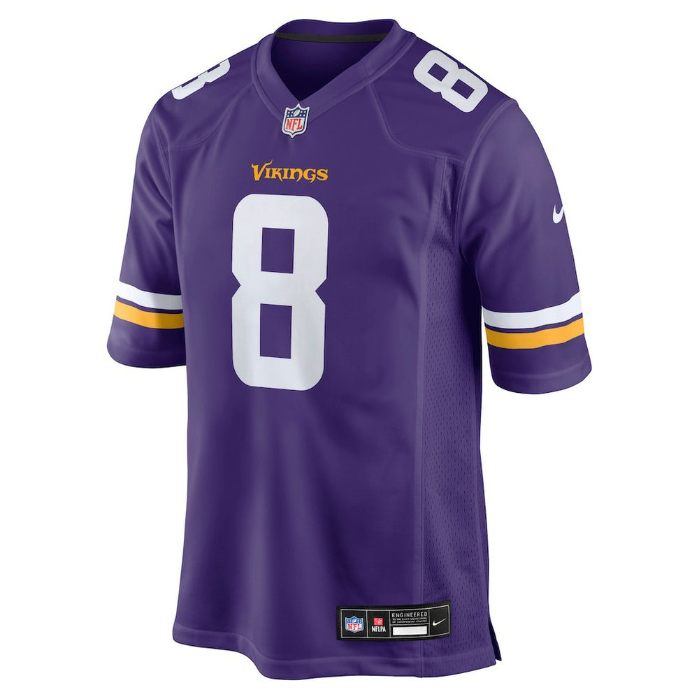Jeff Okudah Minnesota Vikings Team Game Jersey Purple - Nike