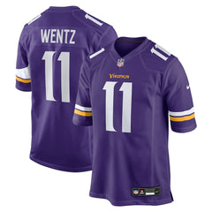 Carson Wentz Minnesota Vikings Team Game Jersey Purple - Nike