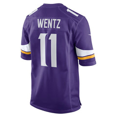 Carson Wentz Minnesota Vikings Team Game Jersey Purple - Nike