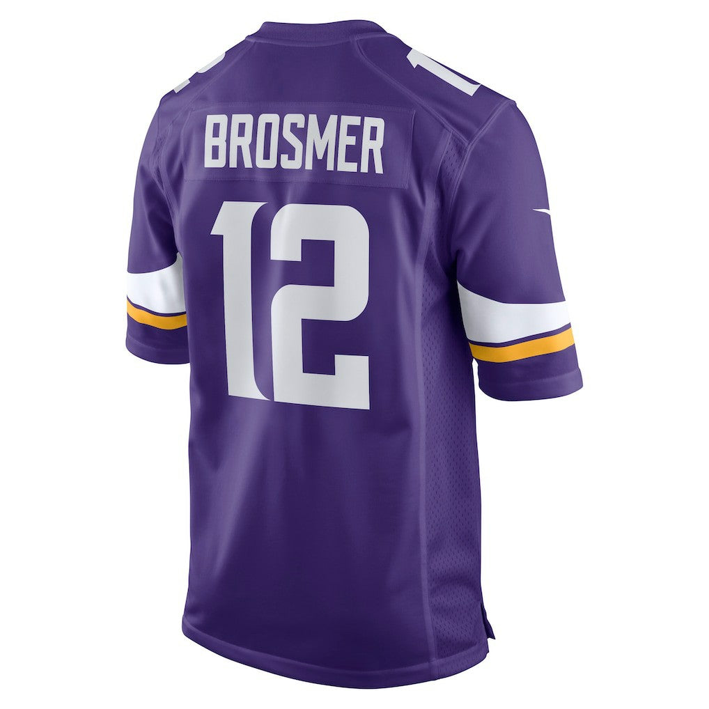Max Brosmer Minnesota Vikings Team Game Jersey Purple - Nike