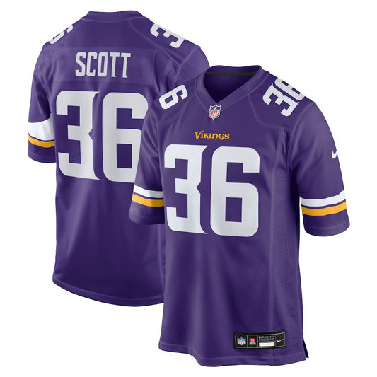 Zavier Scott Minnesota Vikings Team Game Jersey - Purple | NFL Jerseys
