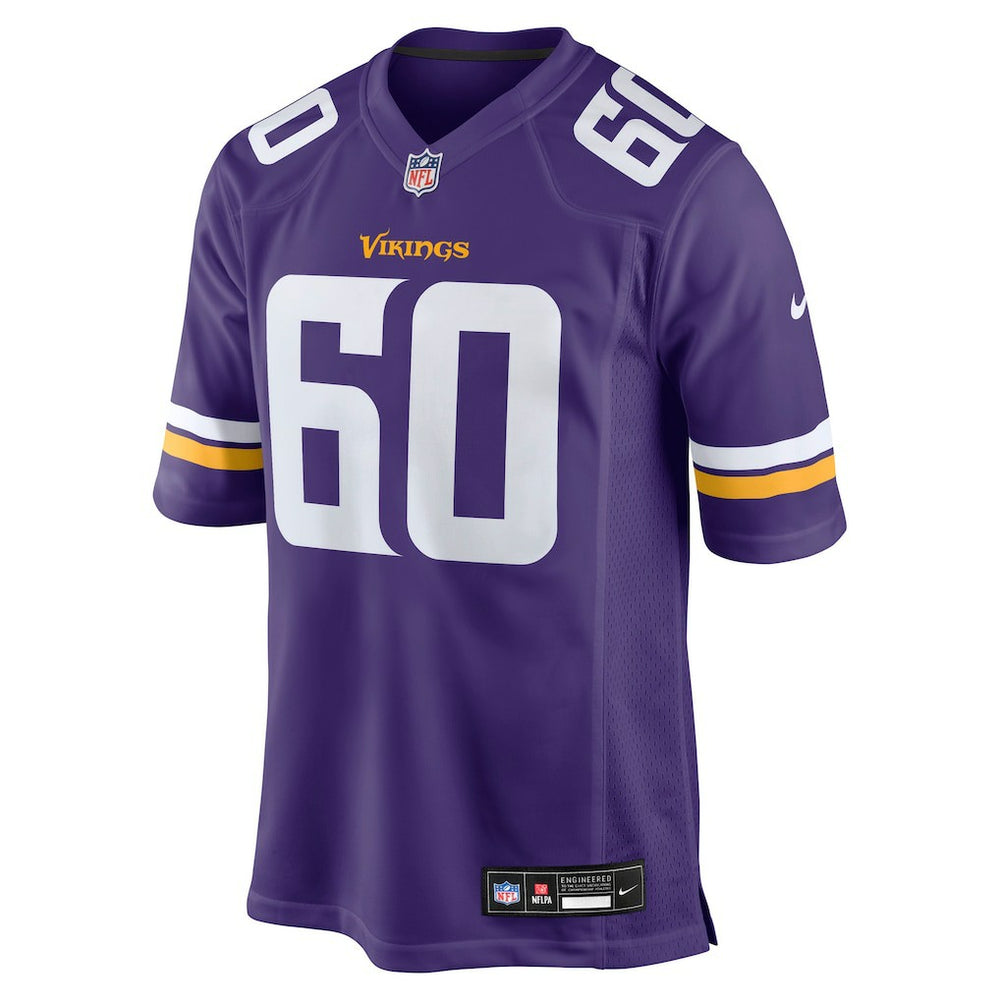 Joe Huber Minnesota Vikings Team Game Jersey Purple - Nike