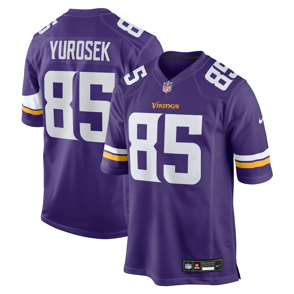 Ben Yurosek Minnesota Vikings Team Game Jersey Purple - Nike