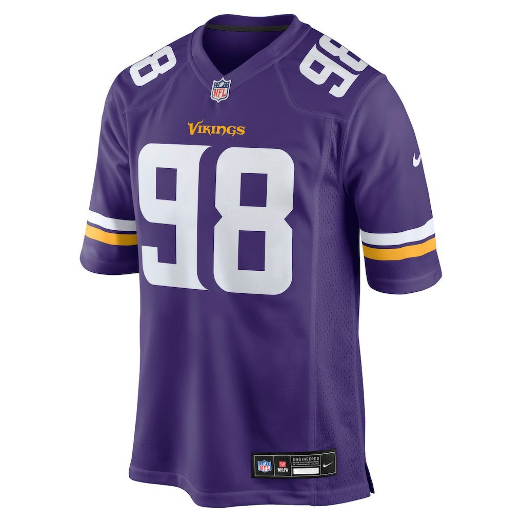 Bo Richter Minnesota Vikings Team Game Jersey Purple - Nike