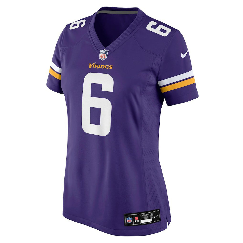 Dwight McGlothern Minnesota Vikings Women's Team Game Jersey Purple - Nike