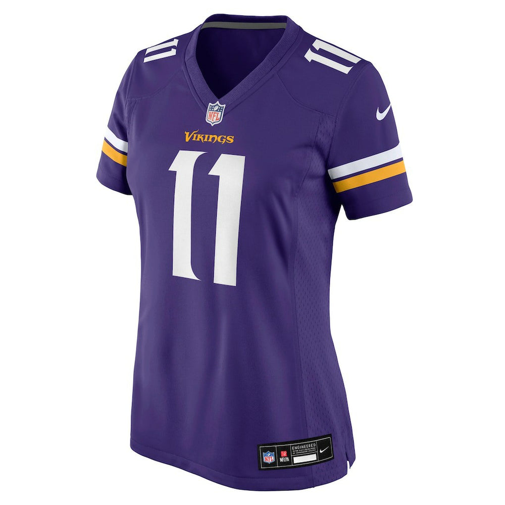 Carson Wentz Minnesota Vikings Women's Team Game Jersey Purple - Nike