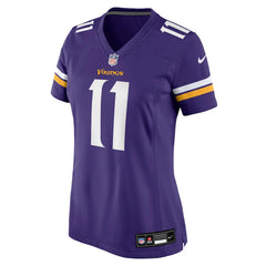 Carson Wentz Minnesota Vikings Women's Team Game Jersey Purple - Nike