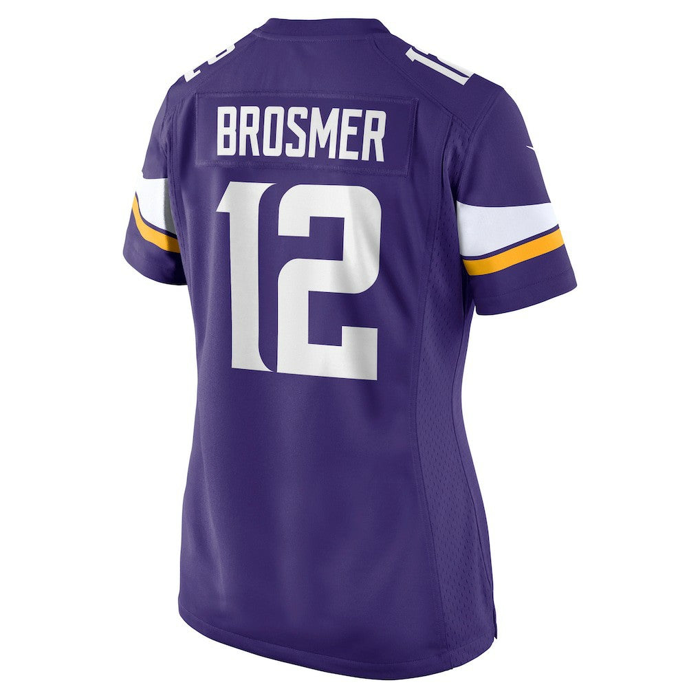Max Brosmer Minnesota Vikings Women's Team Game Jersey Purple - Nike