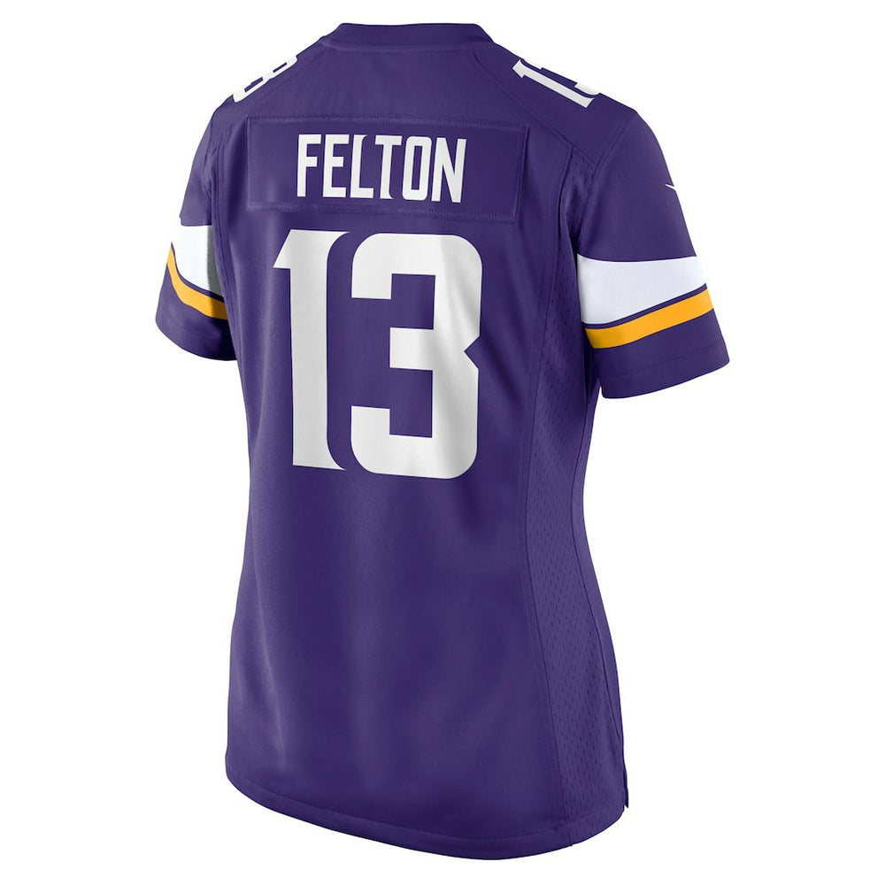 Tai Felton Minnesota Vikings Women's Team Game Jersey Purple - Nike