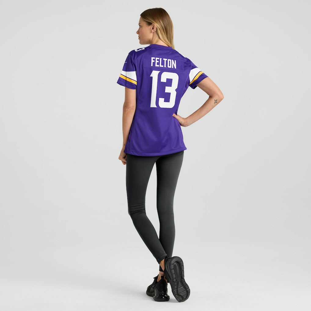 Tai Felton Minnesota Vikings Women's Team Game Jersey Purple - Nike