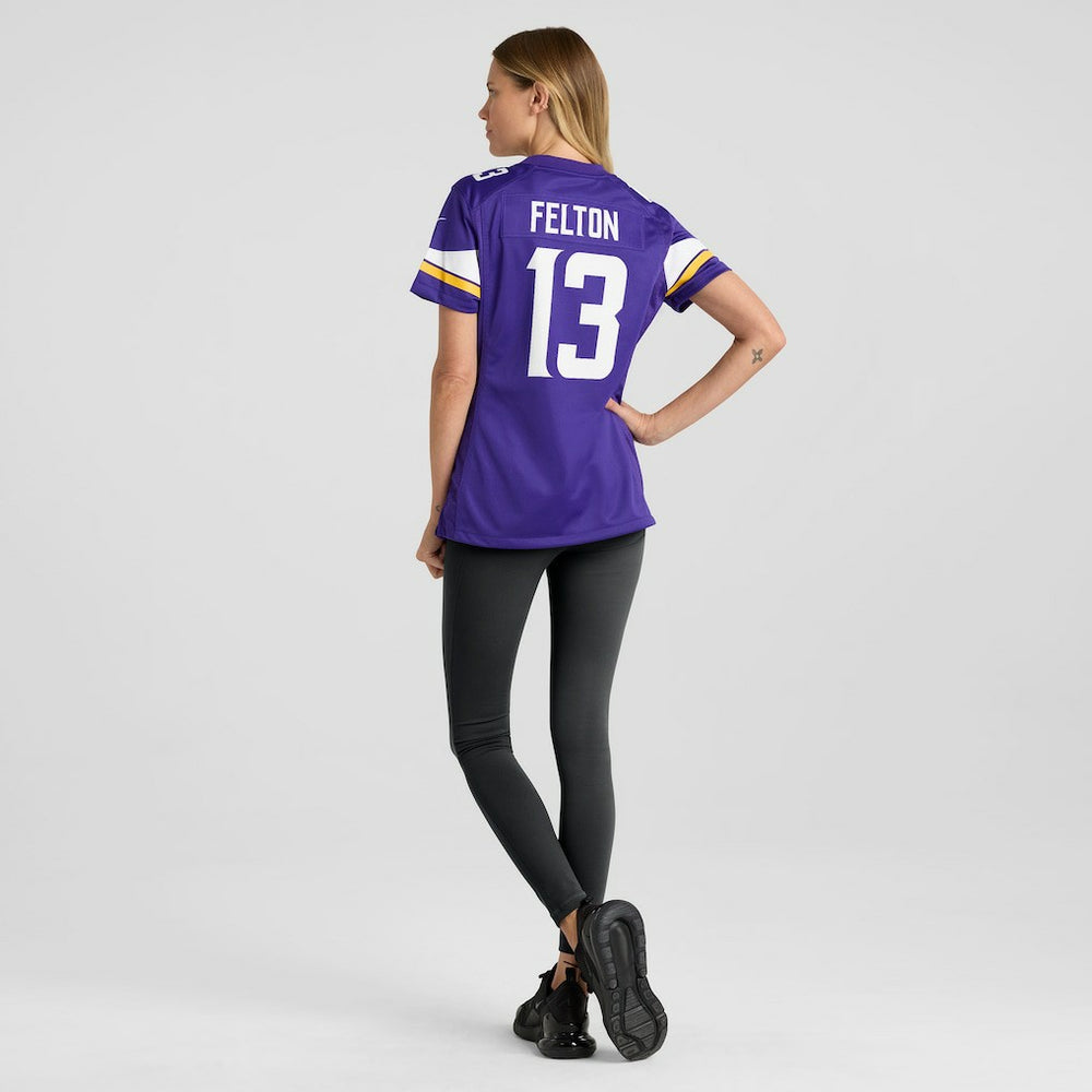 Tai Felton Minnesota Vikings Women's Team Game Jersey Purple - Nike