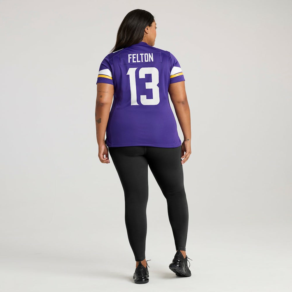 Tai Felton Minnesota Vikings Women's Team Game Jersey Purple - Nike