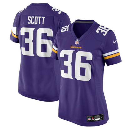 Zavier Scott Minnesota Vikings Women's Team Game Jersey - Purple | NFL Jerseys