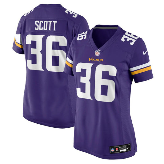 Zavier Scott Minnesota Vikings Women's Team Game Jersey - Purple | NFL Jerseys