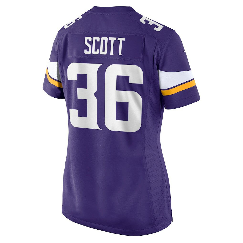 Zavier Scott Minnesota Vikings Women's Team Game Jersey - Purple | NFL Jerseys