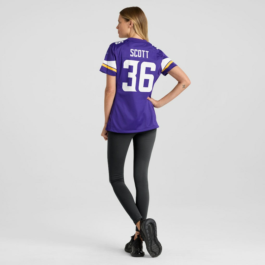 Zavier Scott Minnesota Vikings Women's Team Game Jersey - Purple | NFL Jerseys