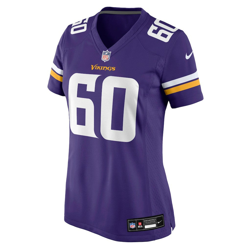 Joe Huber Minnesota Vikings Women's Team Game Jersey Purple - Nike
