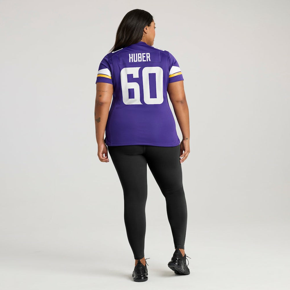 Joe Huber Minnesota Vikings Women's Team Game Jersey Purple - Nike