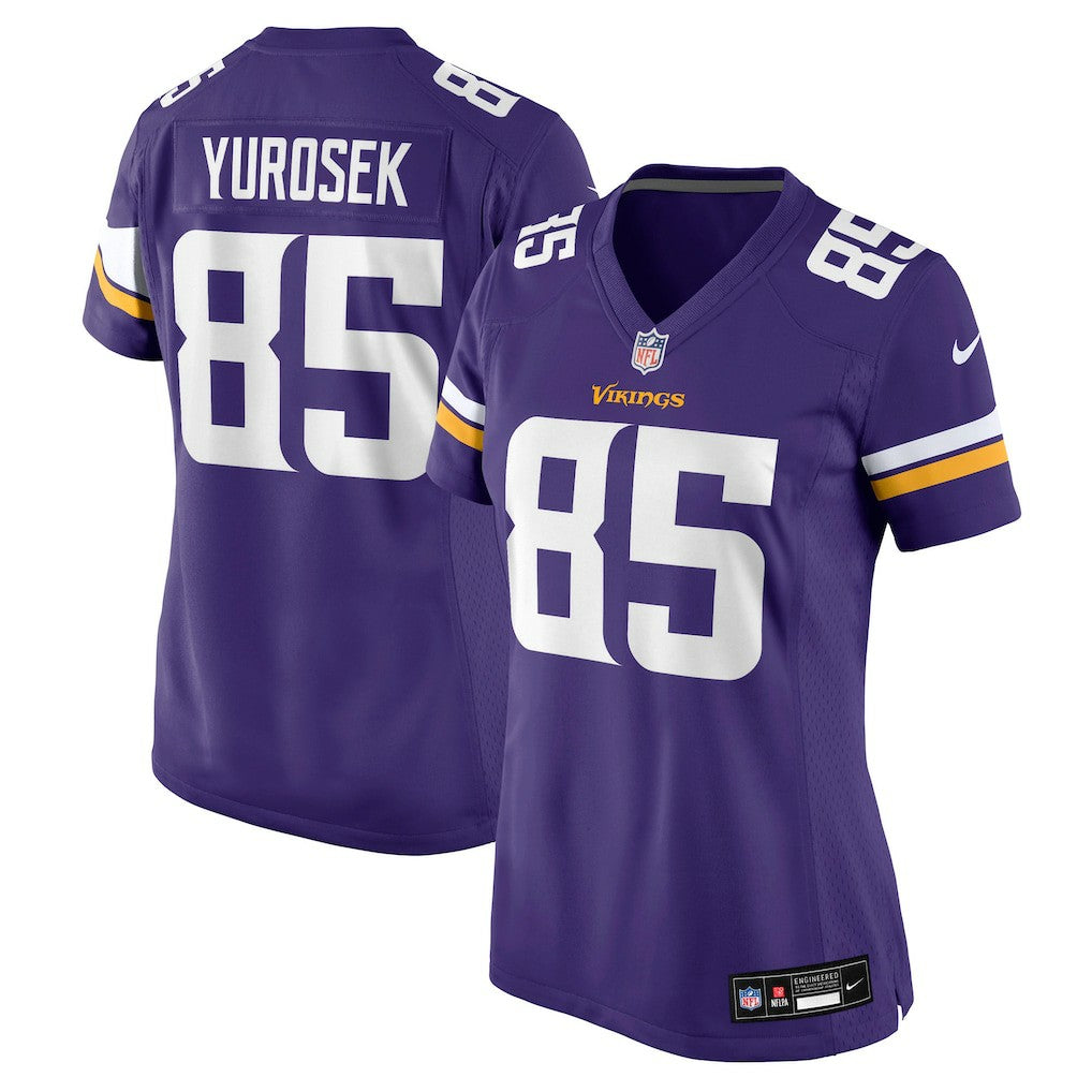 Ben Yurosek Minnesota Vikings Women's Team Game Jersey Purple - Nike