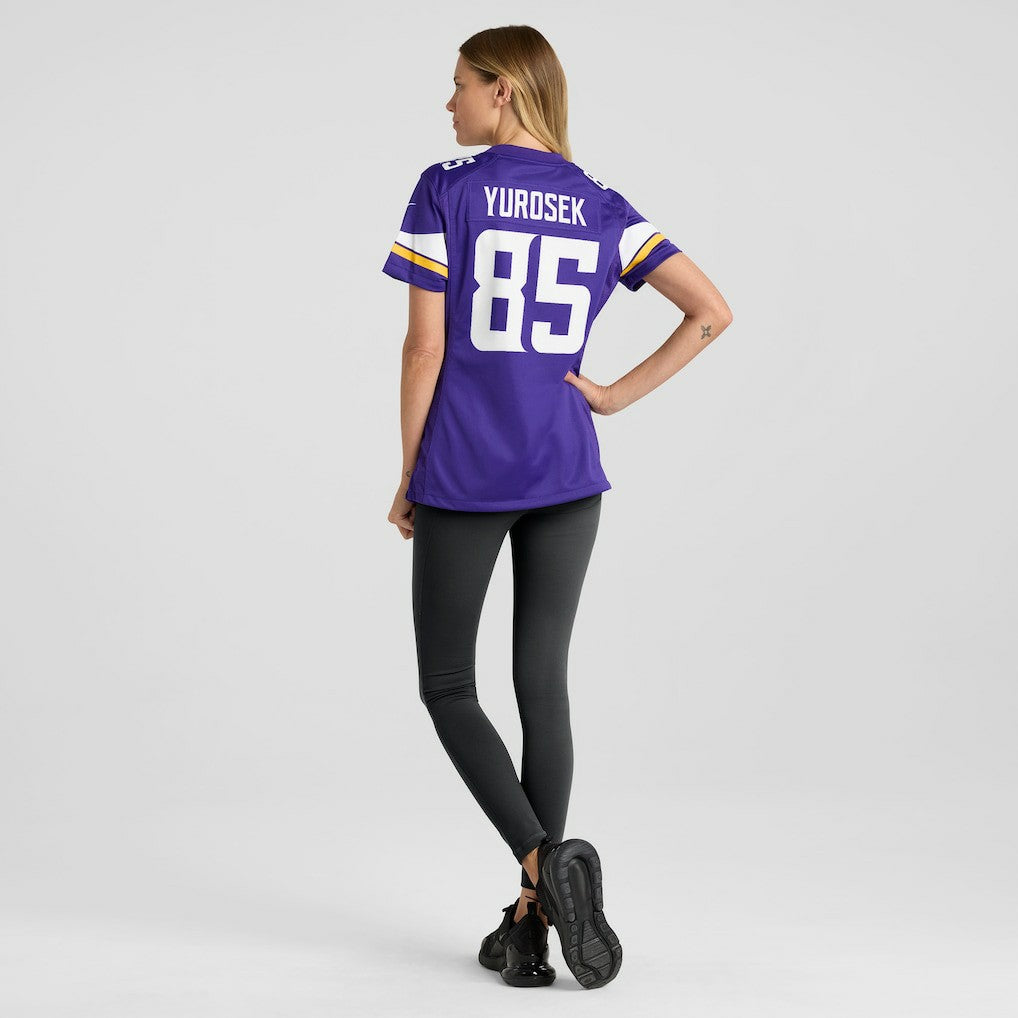 Ben Yurosek Minnesota Vikings Women's Team Game Jersey Purple - Nike