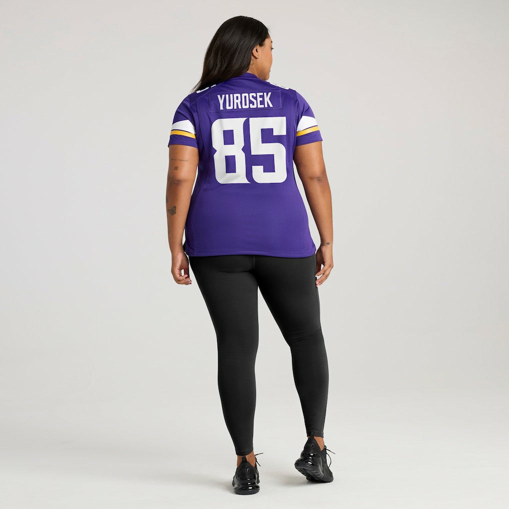 Ben Yurosek Minnesota Vikings Women's Team Game Jersey Purple - Nike